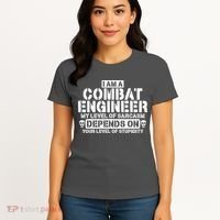 Im A Combat Engineer Funny Combat Engineering Women's T-Shirt thumb 4