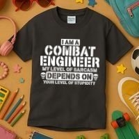 Im A Combat Engineer Funny Combat Engineering Kids T-Shirt thumb 3