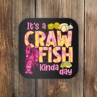 It's A CrawFish Kinda Day Crawfish Funny Louisiana Seafood Coaster thumb 0