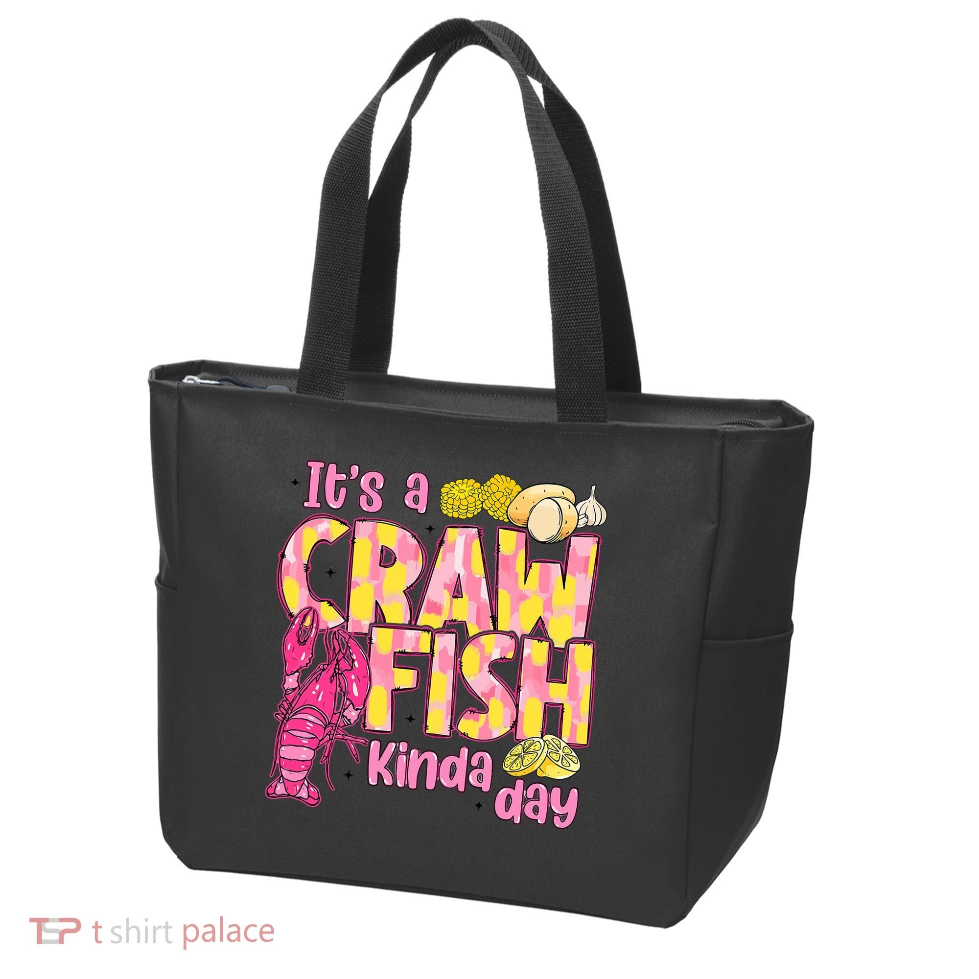 It's A CrawFish Kinda Day Crawfish Funny Louisiana Seafood Tote Bag