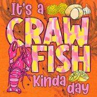 It's A CrawFish Kinda Day Crawfish Funny Louisiana Seafood Kati Licensed 12" Camo Cuffed Beanie thumb 2