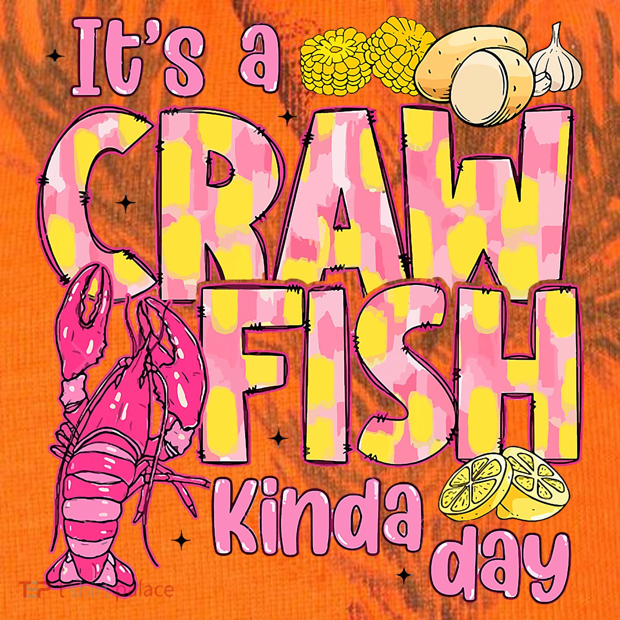 It's A CrawFish Kinda Day Crawfish Funny Louisiana Seafood Kati Licensed 12" Camo Cuffed Beanie