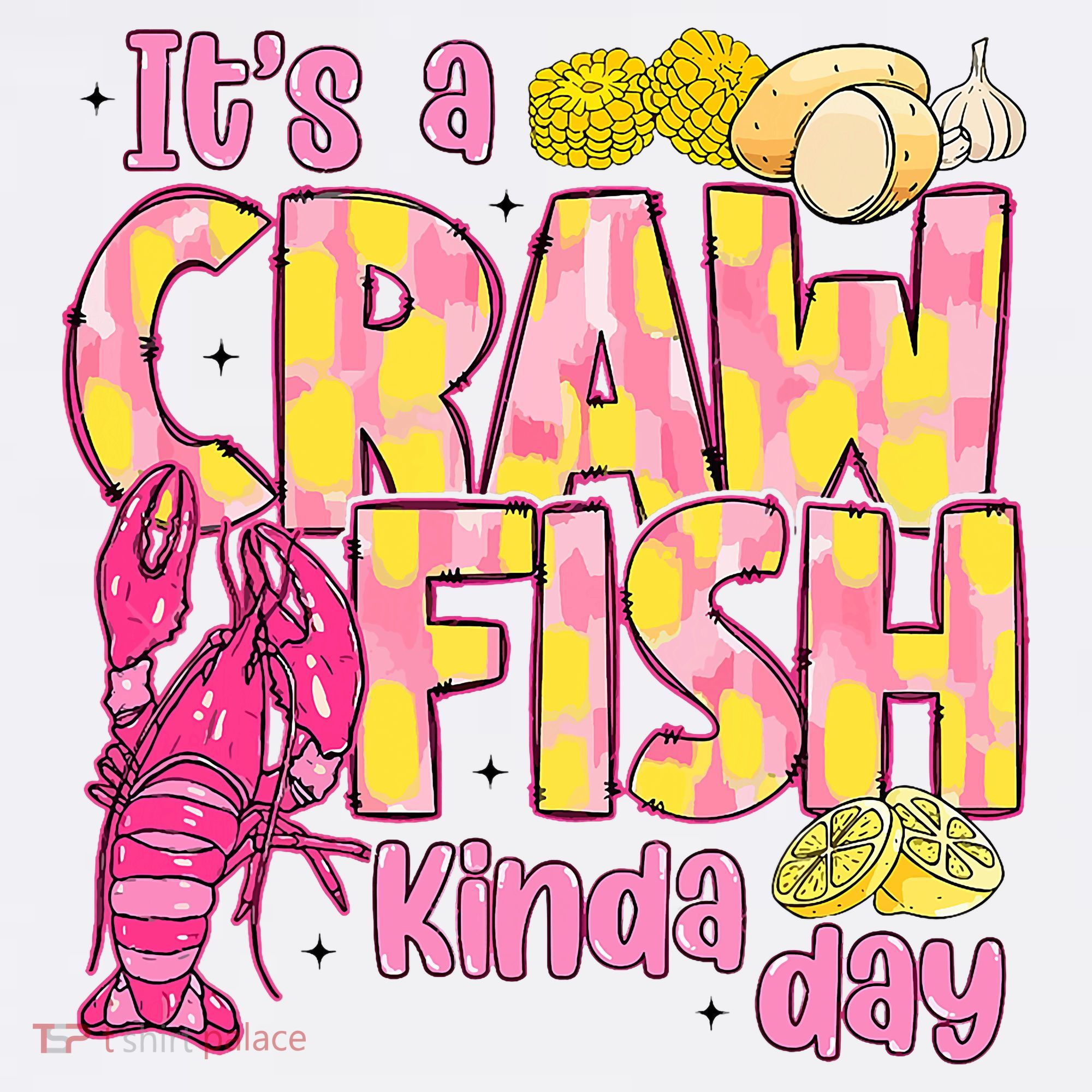 It's A CrawFish Kinda Day Crawfish Funny Louisiana Seafood Hoodie