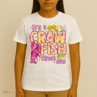 It's A CrawFish Kinda Day Crawfish Funny Louisiana Seafood T-Shirt thumb 4