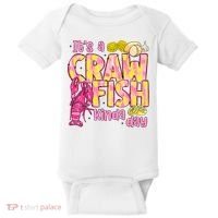 It's A CrawFish Kinda Day Crawfish Funny Louisiana Seafood Baby Bodysuit thumb 0