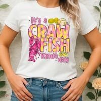 It's A CrawFish Kinda Day Crawfish Funny Louisiana Seafood Women's T-Shirt thumb 2