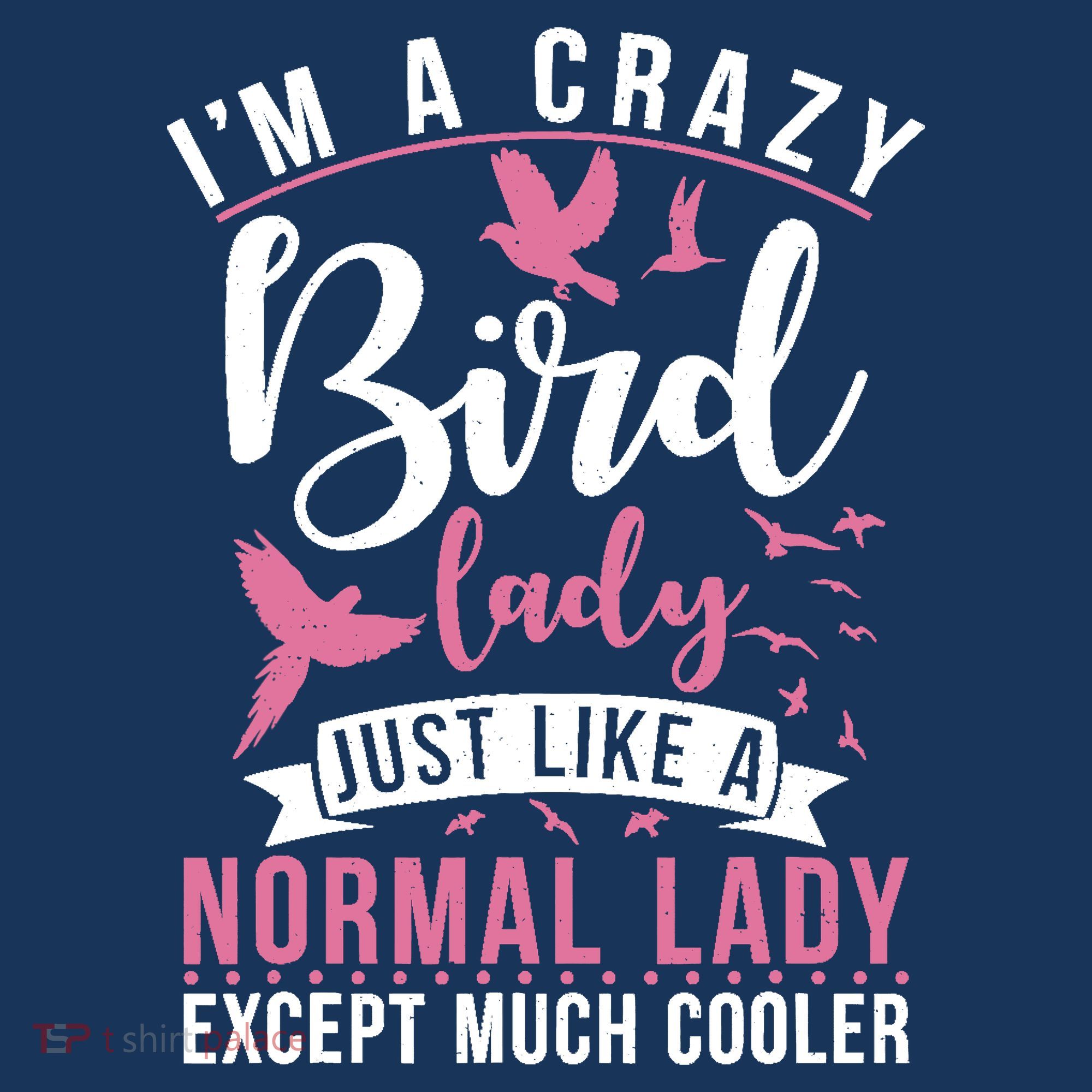 Im A Crazy Bird Lady Just Like A Normals Lady Except Cooler Women's Hoodie