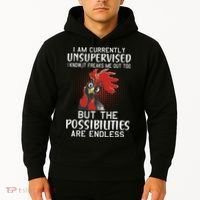 I Am Currently Unsupervised Funny Sayings Hoodie thumb 2