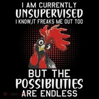 I Am Currently Unsupervised Funny Sayings Women's Hoodie thumb 2