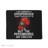 I Am Currently Unsupervised Funny Sayings Mousepad thumb 0