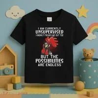 I Am Currently Unsupervised Funny Sayings Toddler T-Shirt thumb 3