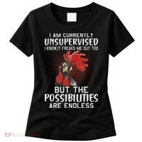 I Am Currently Unsupervised Funny Sayings Women's T-Shirt thumb 0