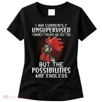 I Am Currently Unsupervised Funny Sayings Women's T-Shirt thumb 0