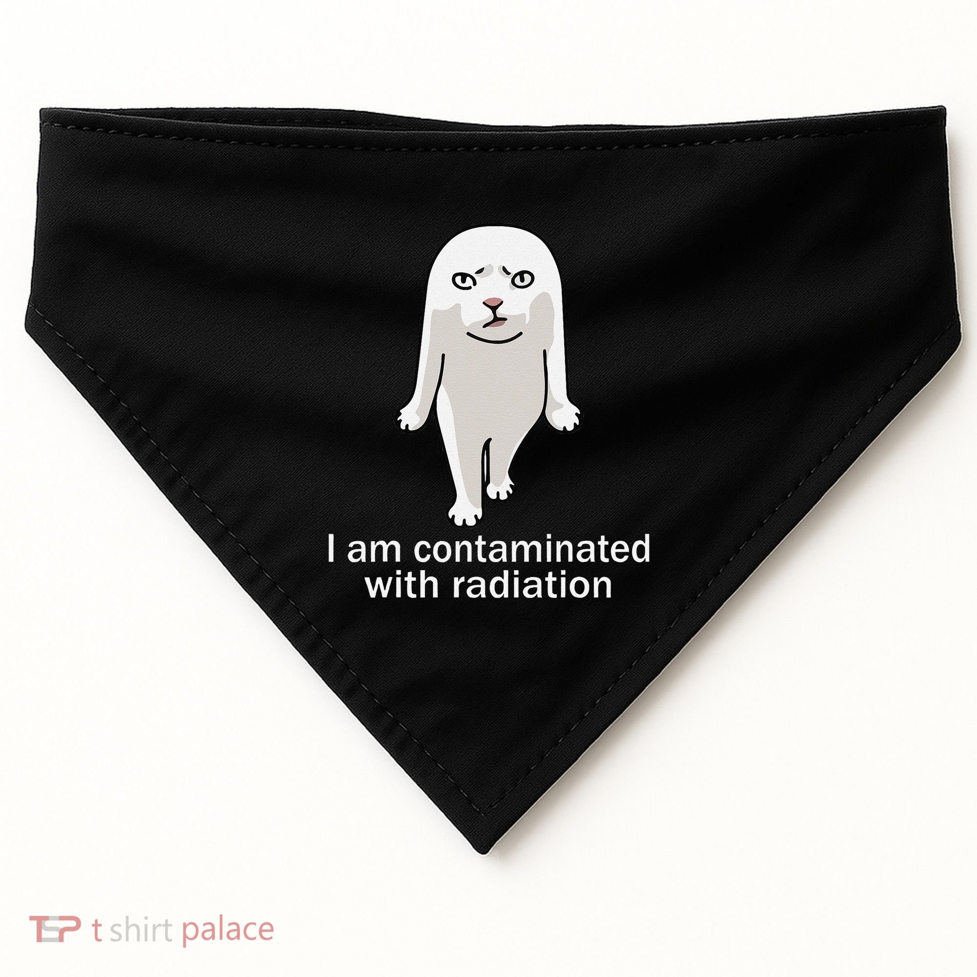 I Am Contaminated With Radiation Oddly Specific Dank Meme USA-Made Doggie Bandana