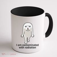 I Am Contaminated With Radiation Oddly Specific Dank Meme Coffee Mug thumb 1