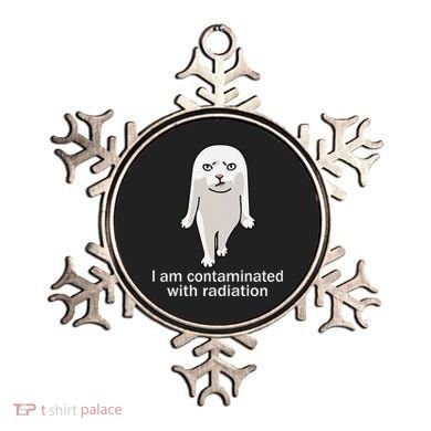 I Am Contaminated With Radiation Oddly Specific Dank Meme Ornament