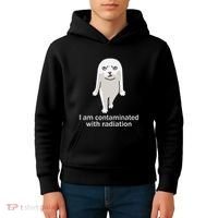 I Am Contaminated With Radiation Oddly Specific Dank Meme Kids Hoodie thumb 4