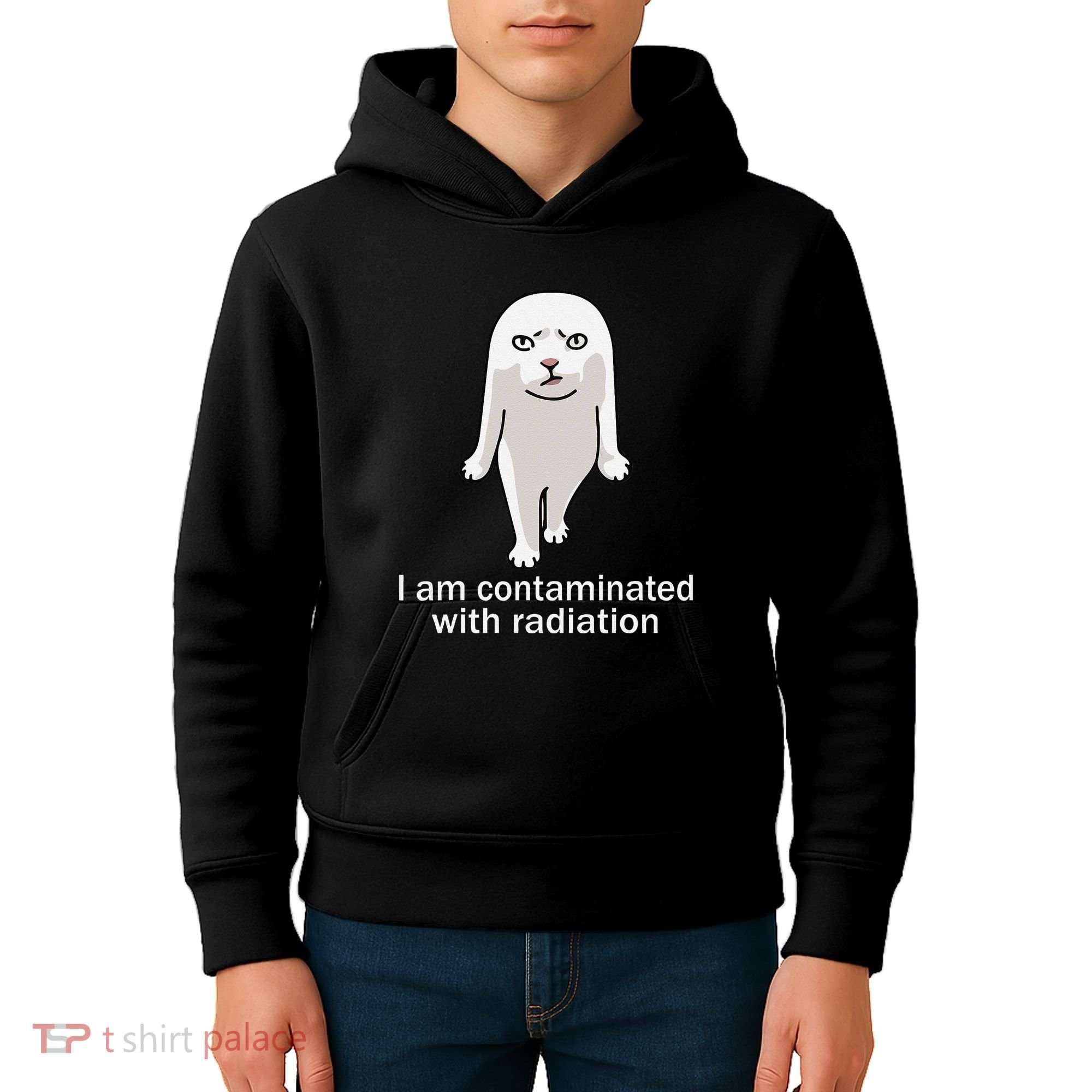 I Am Contaminated With Radiation Oddly Specific Dank Meme Kids Hoodie