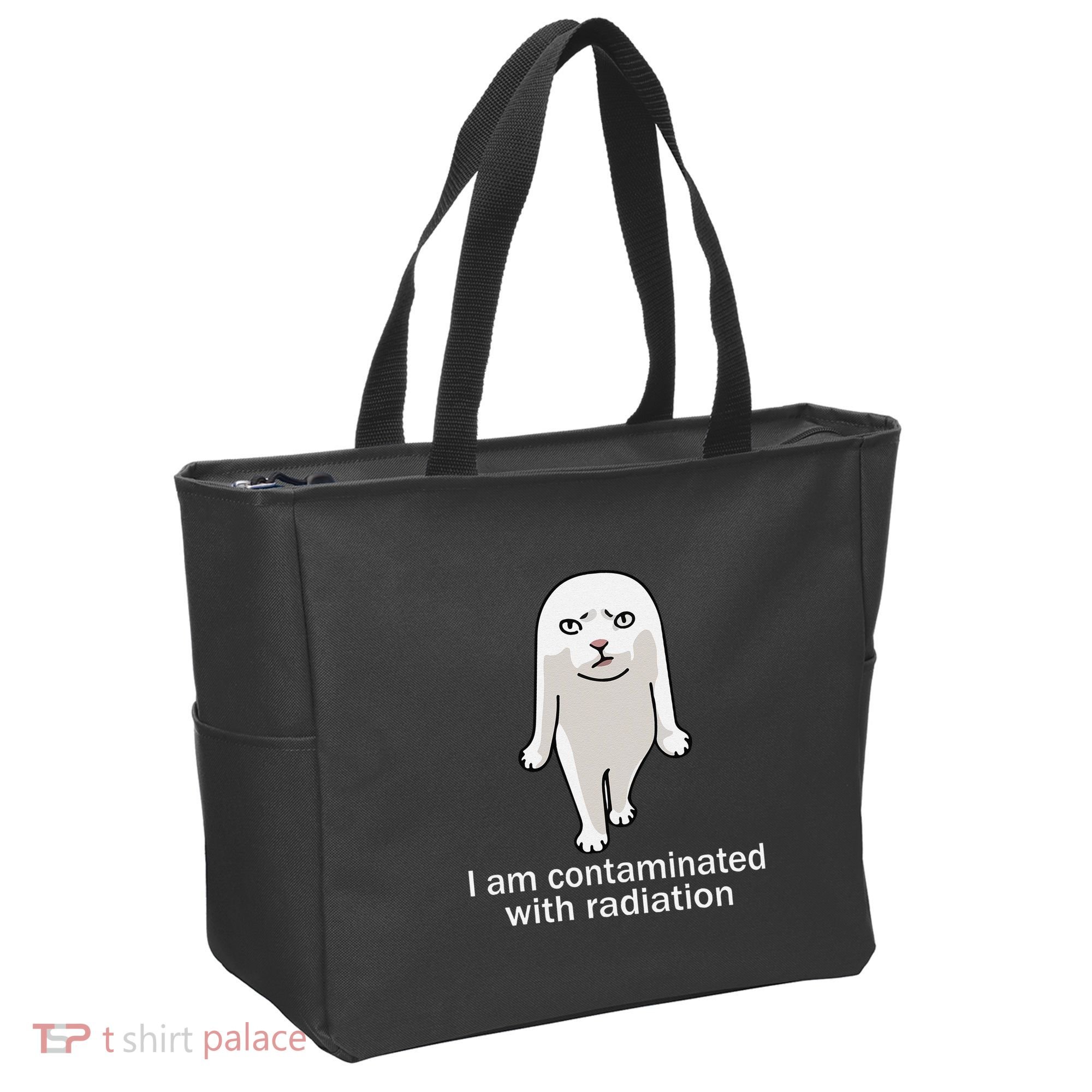 I Am Contaminated With Radiation Oddly Specific Dank Meme Tote Bag