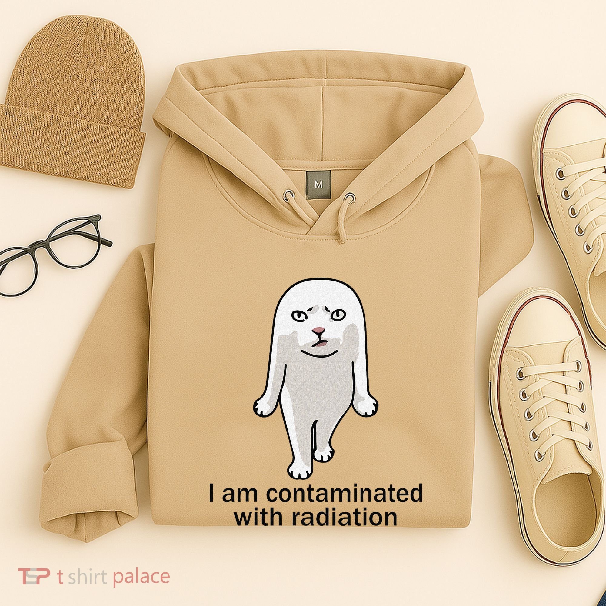 I Am Contaminated With Radiation Oddly Specific Dank Meme Hoodie