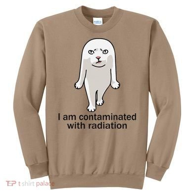 I Am Contaminated With Radiation Oddly Specific Dank Meme Sweatshirt