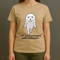 I Am Contaminated With Radiation Oddly Specific Dank Meme T-Shirt thumb 4