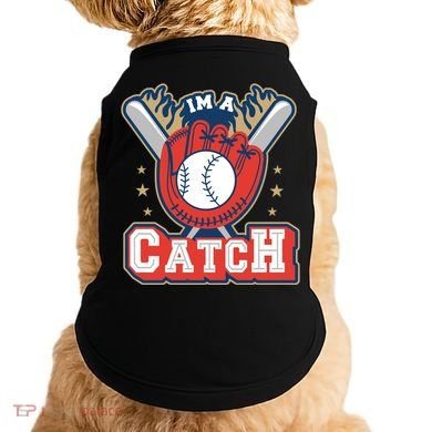 I'm A Catch Baseball Sport Doggie Tank
