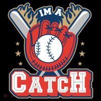 I'm A Catch Baseball Sport Women's Hoodie thumb 2