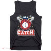 I'm A Catch Baseball Sport Tank Top thumb 0