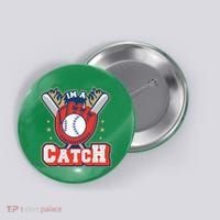 I'm A Catch Baseball Sport Button thumb 0