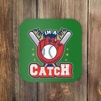 I'm A Catch Baseball Sport Coaster thumb 0