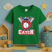 I'm A Catch Baseball Sport Toddler T-Shirt thumb 3