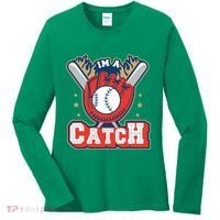 I'm A Catch Baseball Sport Women's Long Sleeve Shirt thumb 0