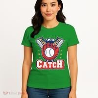 I'm A Catch Baseball Sport Women's T-Shirt thumb 4