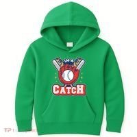 I'm A Catch Baseball Sport Kids Hoodie thumb 0