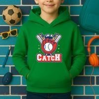 I'm A Catch Baseball Sport Kids Hoodie thumb 2