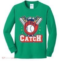 I'm A Catch Baseball Sport Kids Long Sleeve Shirt thumb 0