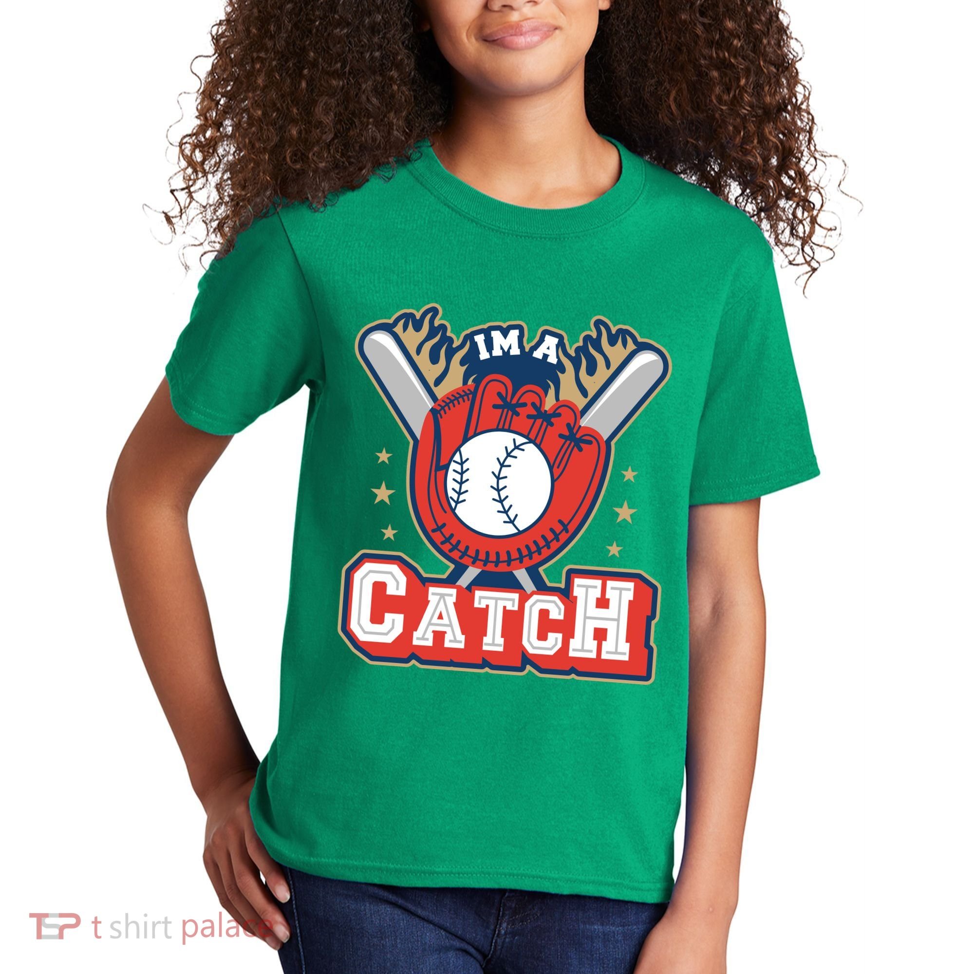 I'm A Catch Baseball Sport Kids T-Shirt