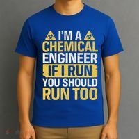 IM A Chemical Engineer If I Run You Should Run Too T-Shirt thumb 3