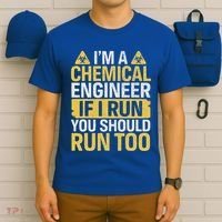 IM A Chemical Engineer If I Run You Should Run Too T-Shirt thumb 6