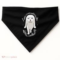 I Am Contaminated With Radiation Oddly Specific Dank Meme USA-Made Doggie Bandana thumb 0