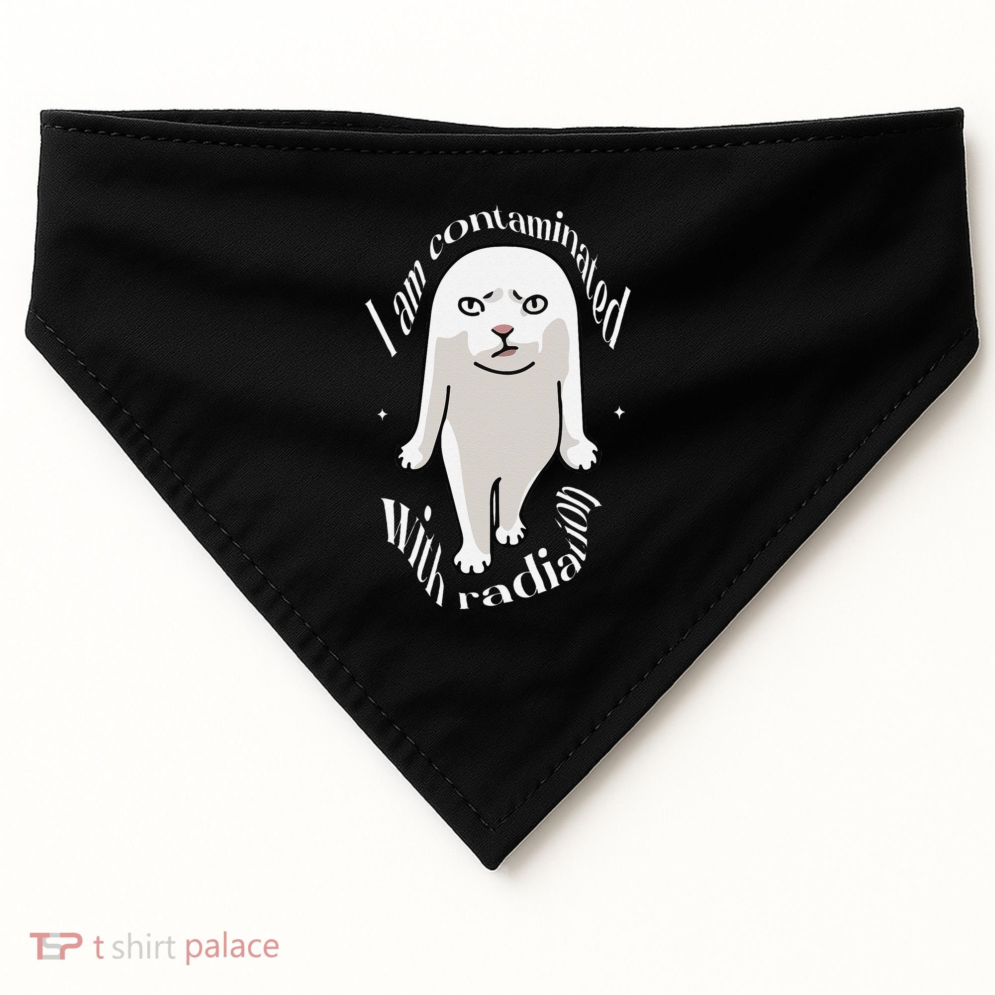 I Am Contaminated With Radiation Oddly Specific Dank Meme USA-Made Doggie Bandana