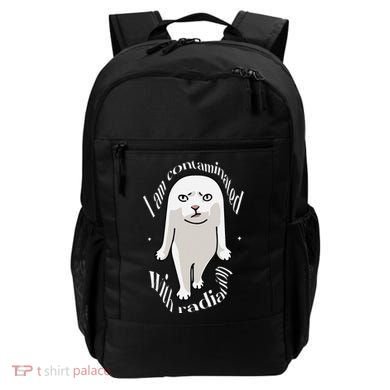 I Am Contaminated With Radiation Oddly Specific Dank Meme Backpack