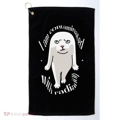 I Am Contaminated With Radiation Oddly Specific Dank Meme Golf Towel