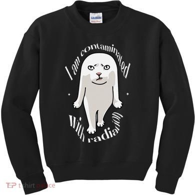 I Am Contaminated With Radiation Oddly Specific Dank Meme Kids Sweatshirt