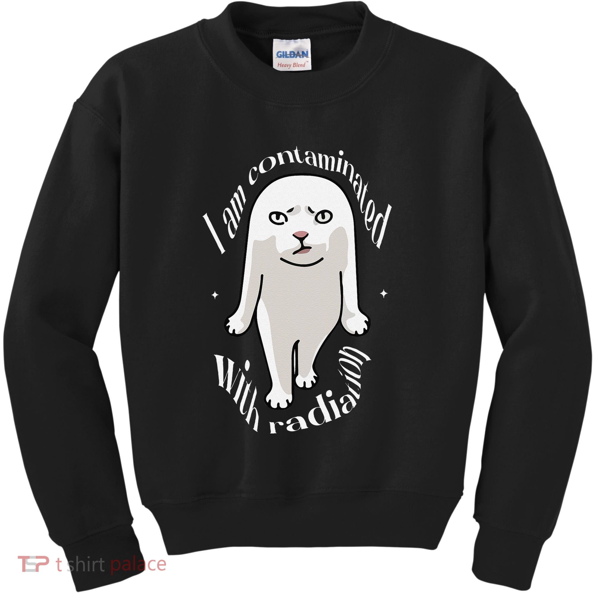 I Am Contaminated With Radiation Oddly Specific Dank Meme Kids Sweatshirt