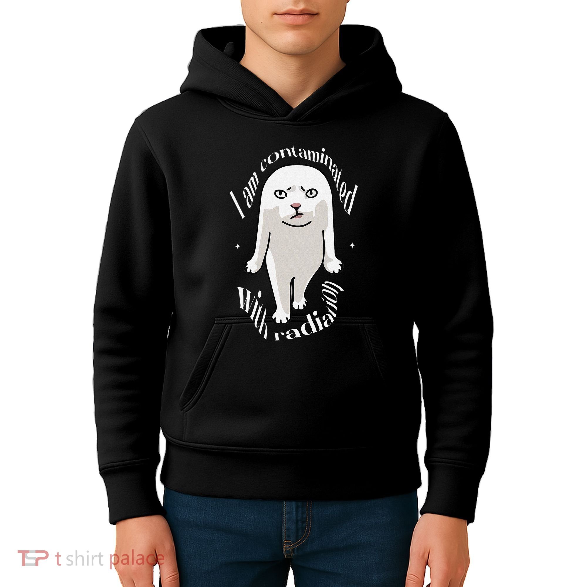 I Am Contaminated With Radiation Oddly Specific Dank Meme Kids Hoodie