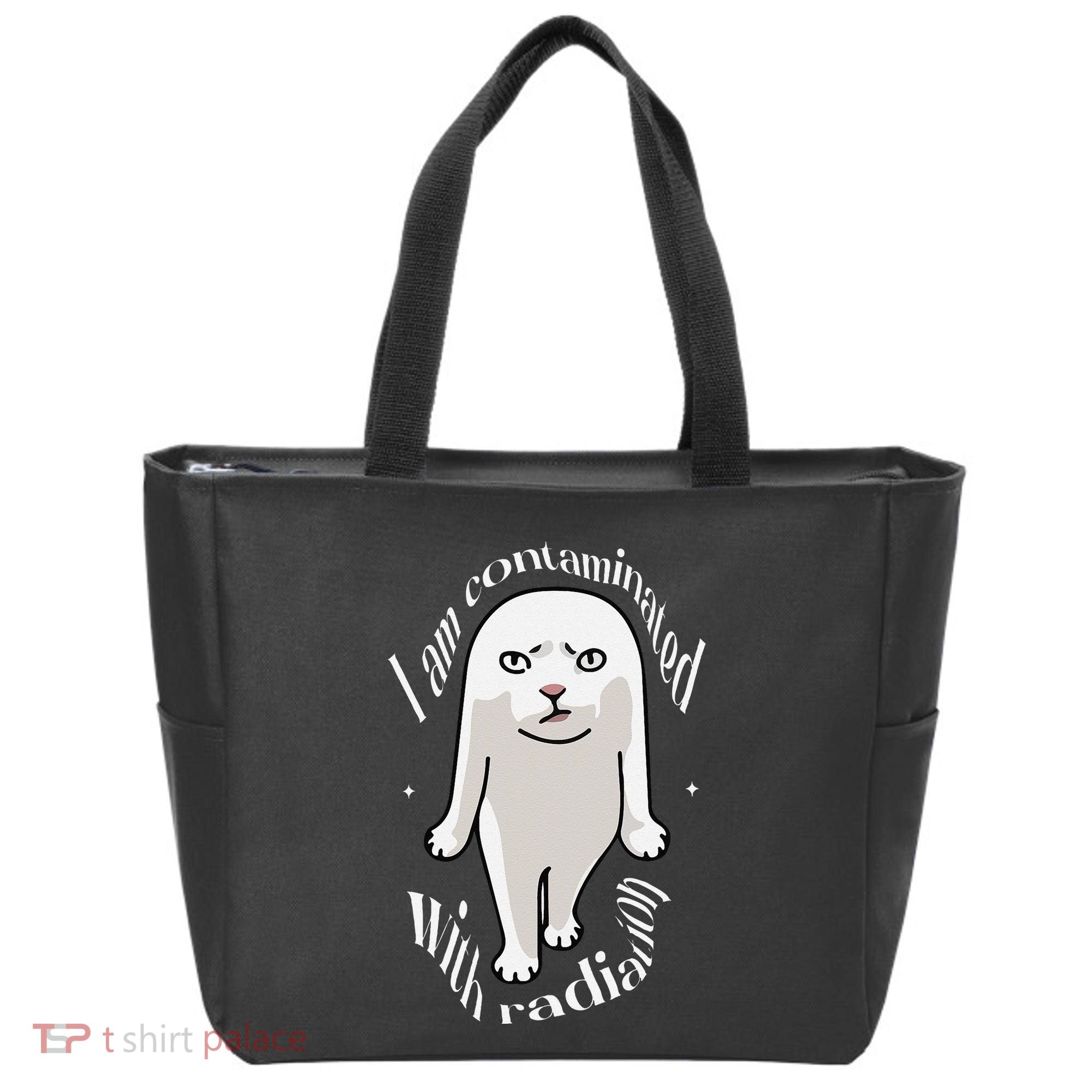 I Am Contaminated With Radiation Oddly Specific Dank Meme Tote Bag