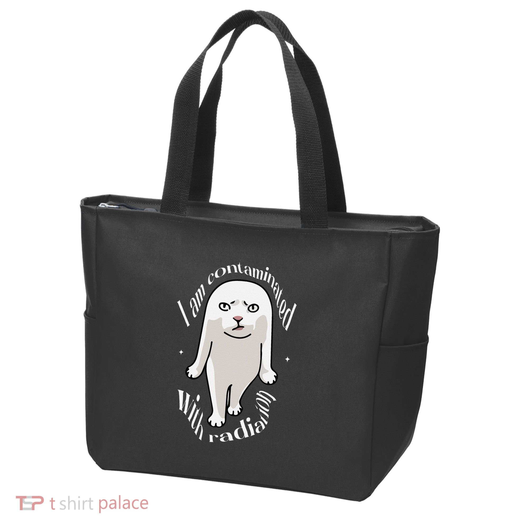 I Am Contaminated With Radiation Oddly Specific Dank Meme Tote Bag