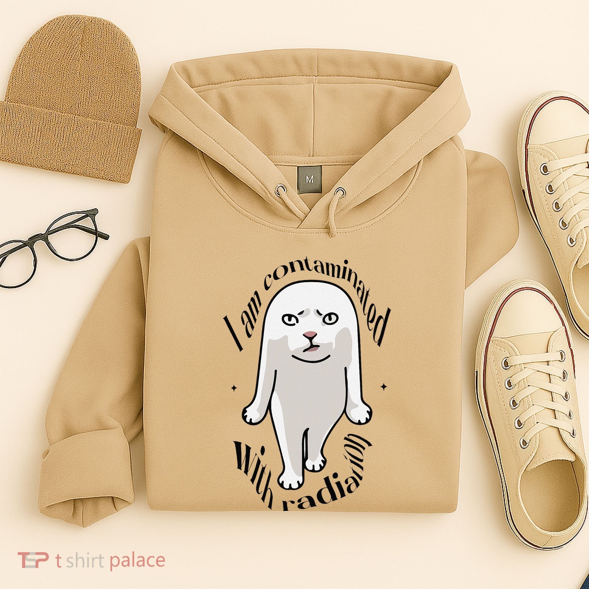 I Am Contaminated With Radiation Oddly Specific Dank Meme Hoodie